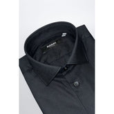 Baldinini Trend Black Cotton Shirt